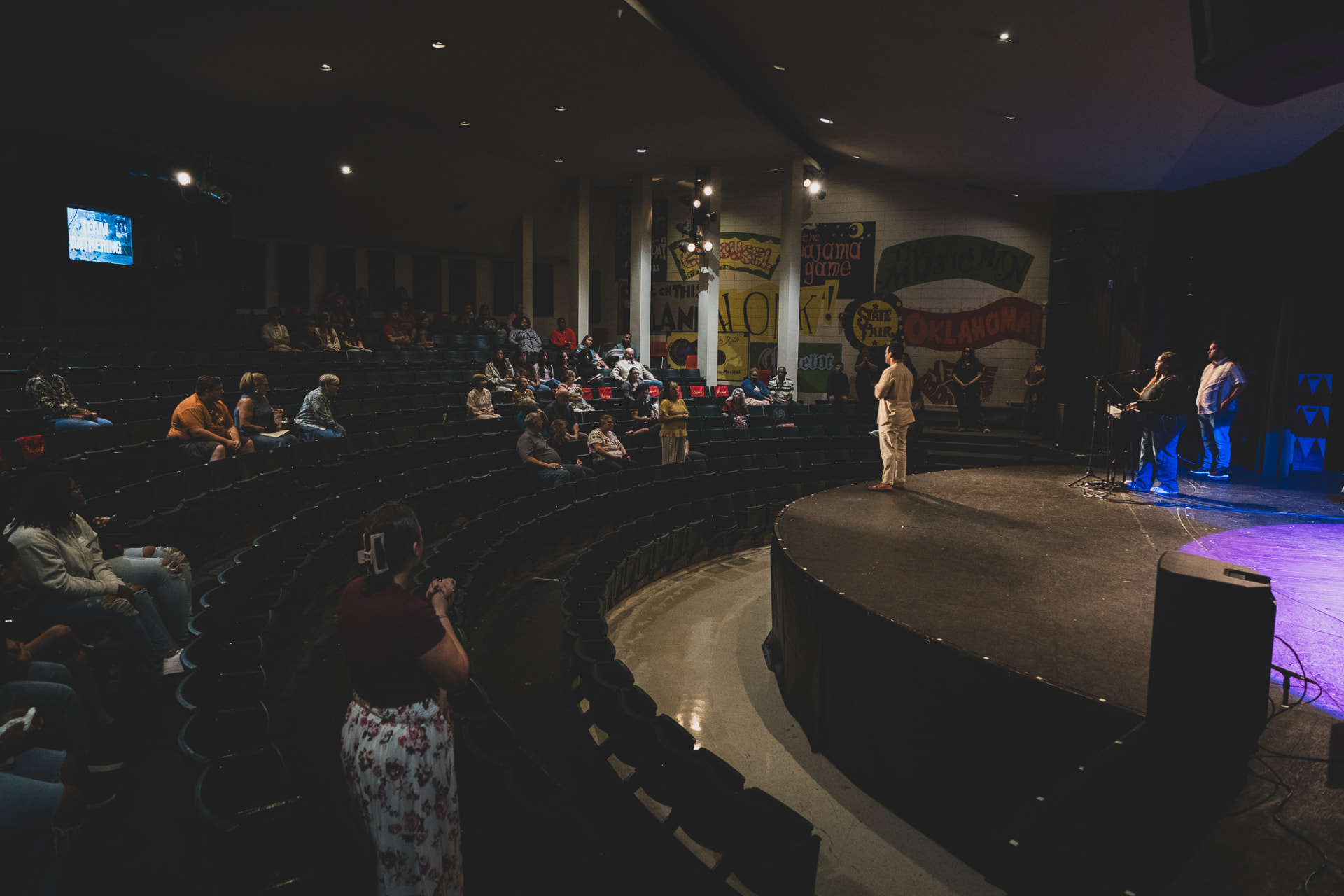 Kingdom House congregation in worship